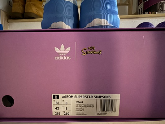 adidas originals The Simpsons x adiFOM Superstar 'Clouds'