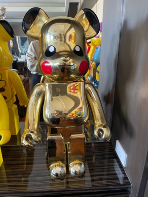 BE@RBRICK Pikachu Gold Chrome Ver. 1000% | ของแท้