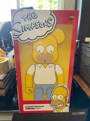 BE@RBRICK Homer Simpson 400% | ซื้อ-ขายของแท้ ราคาดีที่สุด