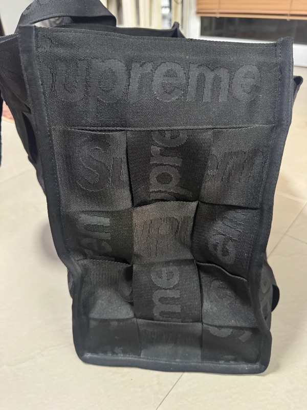 Buy Supreme Woven Large Tote Bag Black (SS23) | SASOM