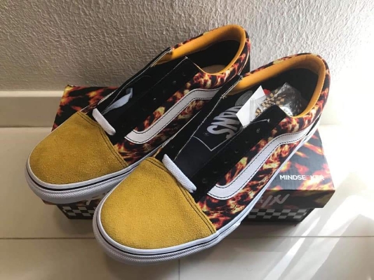 สนีกเกอร์ Vans Old Skool Mindseeker Yellow Fire | SASOM