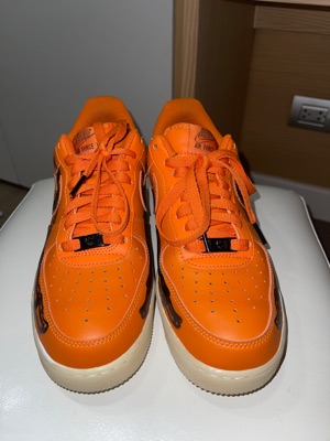 Nike Air Force Low Orange Skeleton Halloween (2020)
