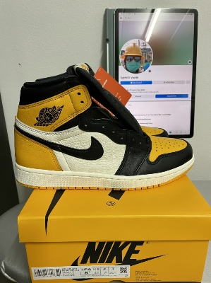 Jordan 1 outlet yellow toe 2019