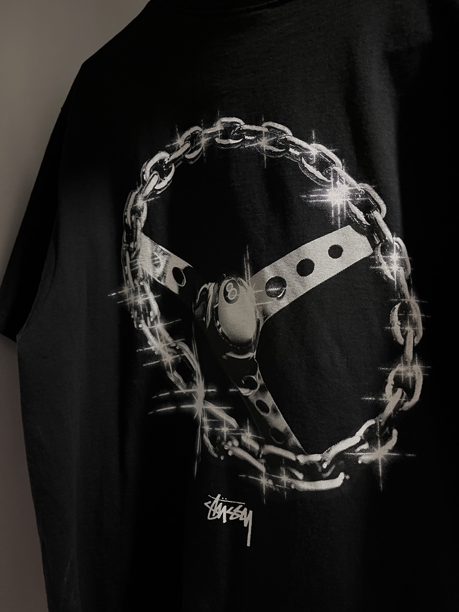 Stussy Chain-Link Tee Black Shop Authentic at SASOM