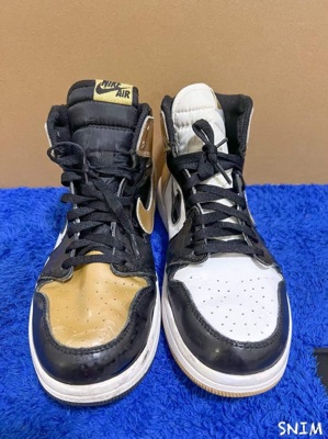 Jordan 1 clearance gold toe creasing