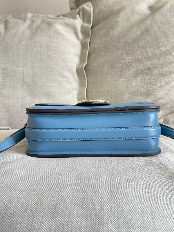 Louis Vuitton Pont 9 Bleu Orage Leather Blue Cloth ref.592608 - Joli Closet