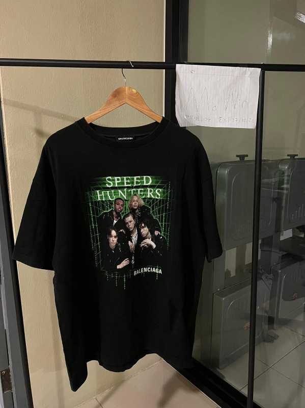 Balenciaga Speedhunters Boysband Printed T-Shirt Black Balenciaga Speedhunters Boysband Printed T-Shirt Black