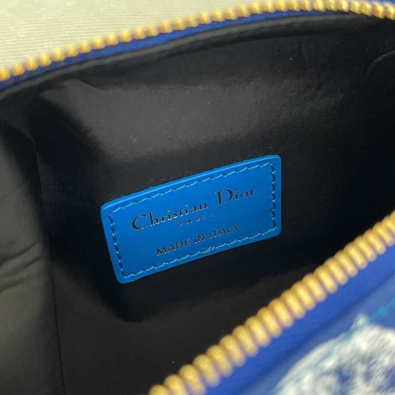 Christian Dior Luggage DiorTravel Blue Cloth ref.995506 - Joli Closet