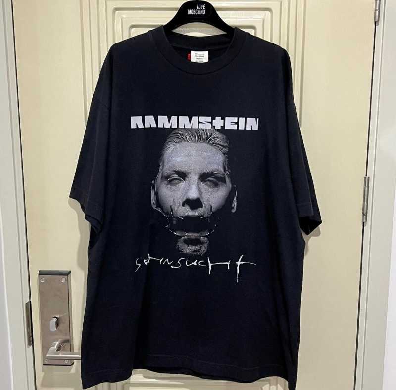 SASOM | apparel Vetements Rammstein Oversized Printed Cotton