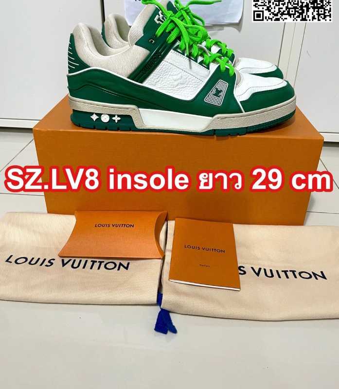 Louis Vuitton LV Trainer Green Men's - 1A8127 / 1A9VNQ - US