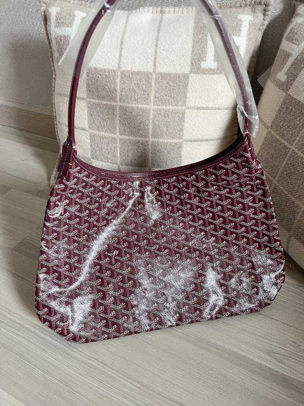 GOYARD Goyardine Boheme Hobo Burgundy 1193255