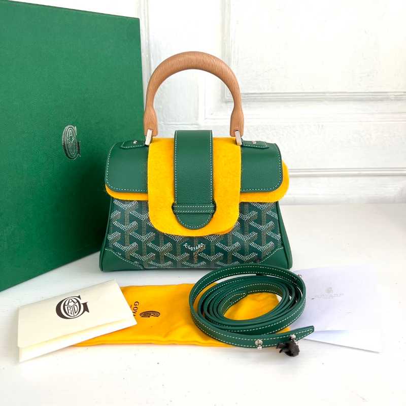 GOYARD Goyardine Mini Saigon Green 337899