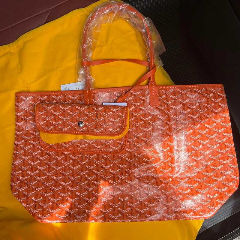 Shop GOYARD Saint Louis Saint Louis PM Bag (STLOUIPMLTY07CL07P) by