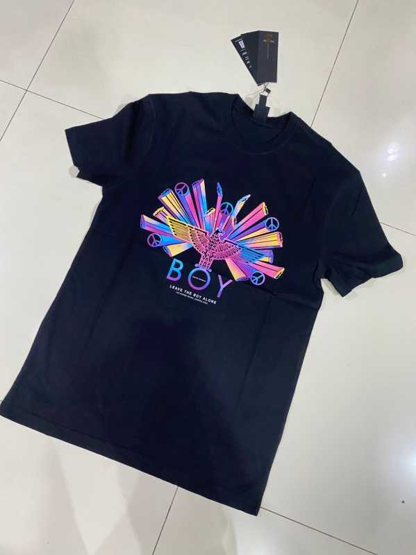 SASOM | เสื้อผ้า Boy London Rainbow Multi Eagle T-Shirt Black เช็ค