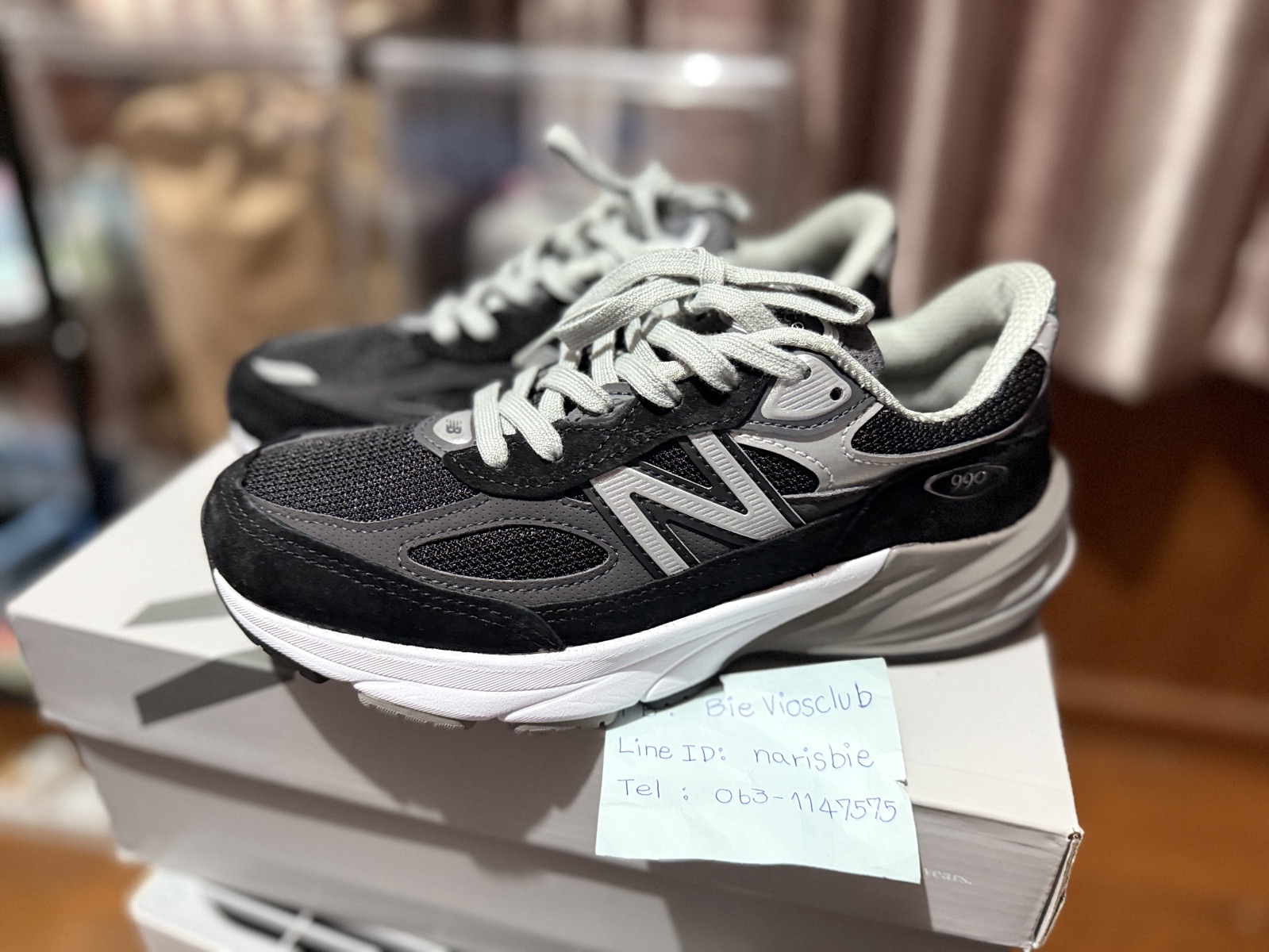 スニーカー New Balance 990v6 MiUSA Black Grey White Buy & Sell New Balance 990v6 MiUSA Black Grey White | SASOM