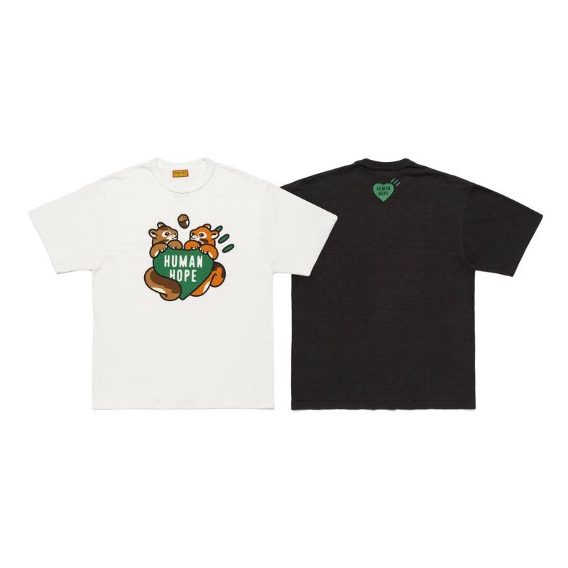 Human Made Human Hope Squirrels Graphic T-Shirt White