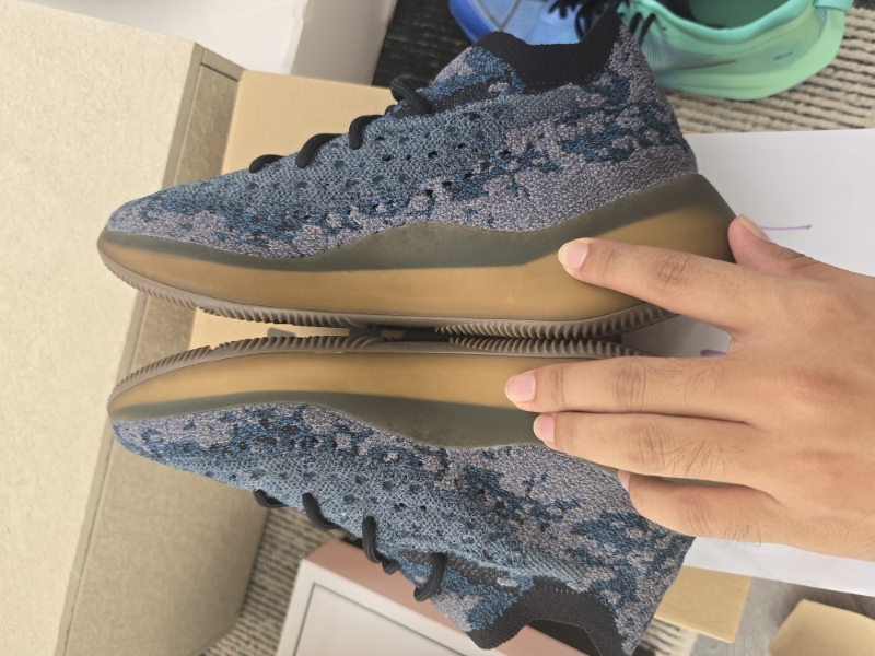 adidas yeezy boost 380 covellite on feet