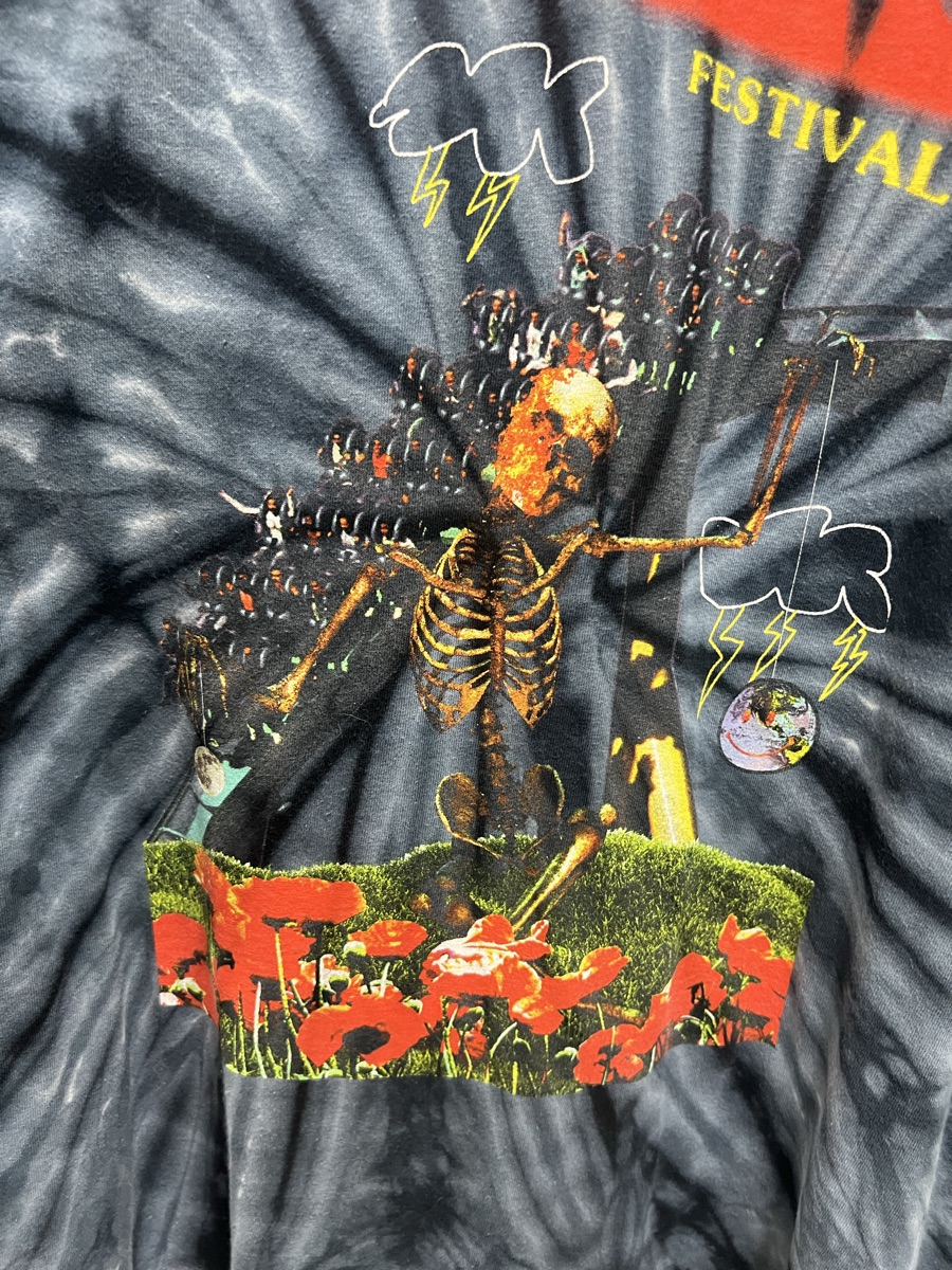Astroworld Festival Travis Scott タイダイ染め Tシャツ Travis Scott Astroworld Festival Run Tie Dye Tee | eBay