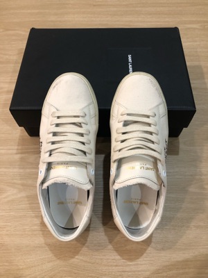 RvceShops Revival, Saint Laurent Court Classic SL 39 mid-top sneakers  Bianco