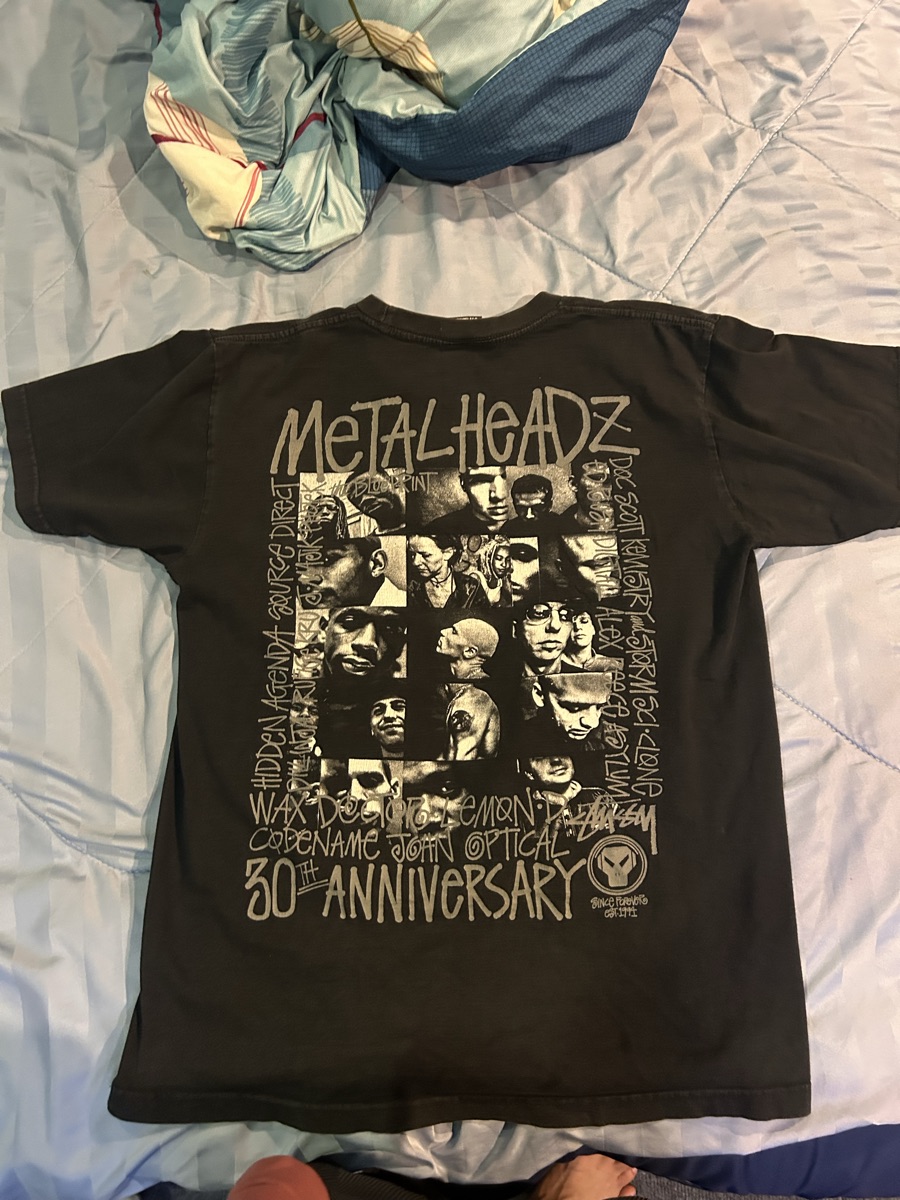 Buy Stussy Goldie Metalheadz 30 Tee Black | SASOM