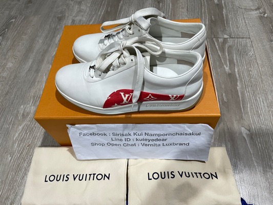 Louis Vuitton LV Sport "SUPREME WHITE" 2017 - Size 8LV