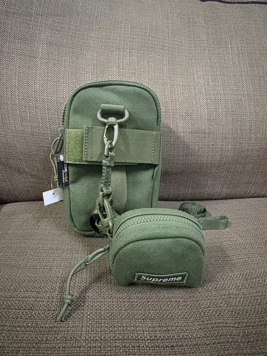 Buy Supreme Camera Bag And Mini Pouch Olive | SASOM