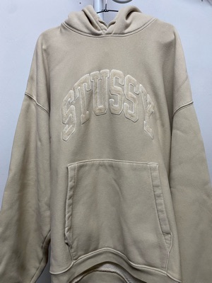 Buy Stussy Embroidered Relaxed Hoodie Sand | SASOM