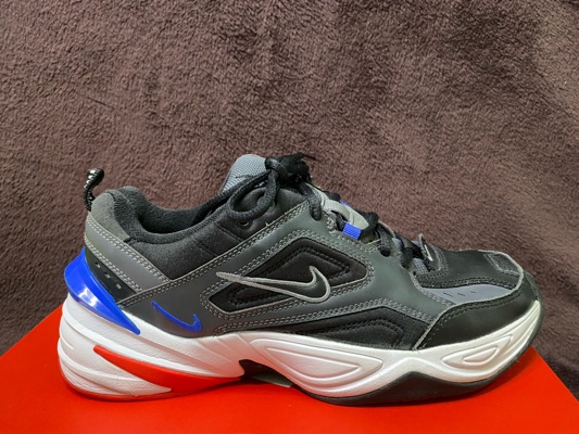 Nike m2k tekno sales dark grey racer blue