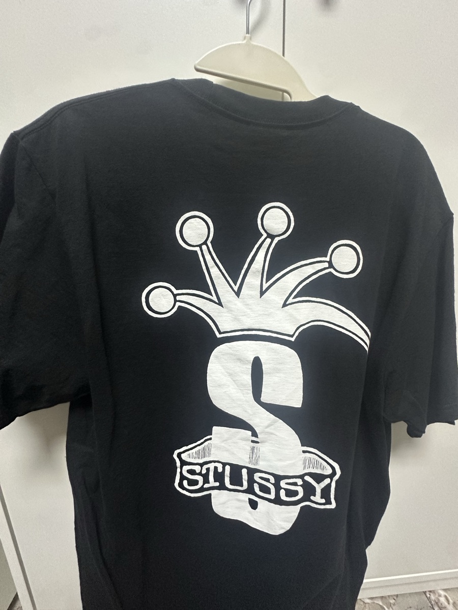 Stussy Crown Band Tee Black Shop Authentic at SASOM