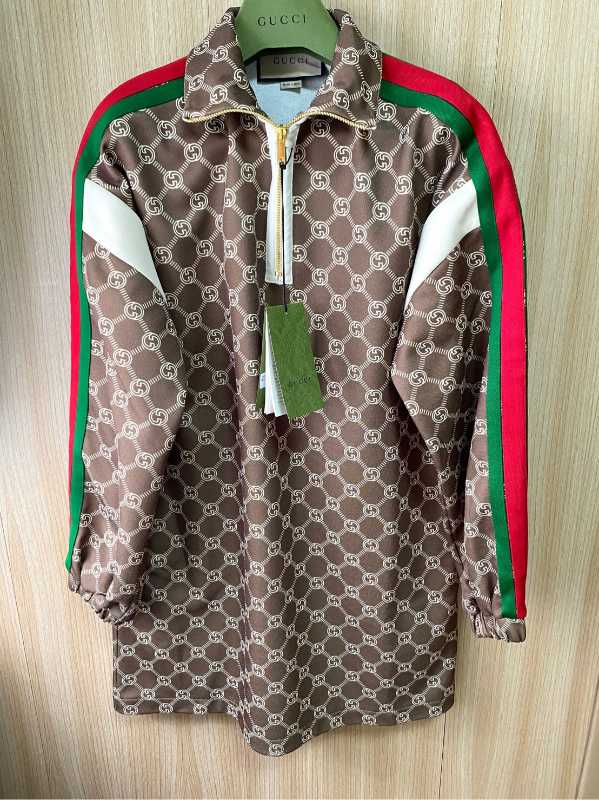 SASOM | apparel Gucci Interlocking G High neck Minidress