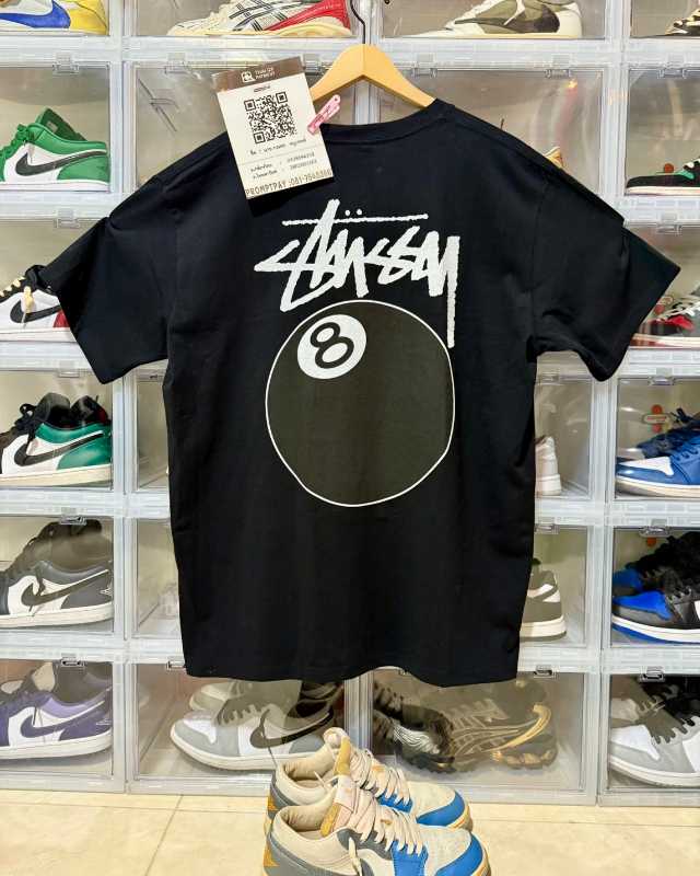 ช้อป Stussy 8 Ball Pigment Dyed Tee Blackของแท้ที่ SASOM