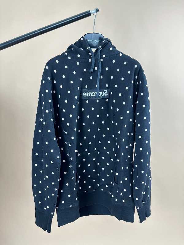 Supreme box logo 2024 polka dot hoodie