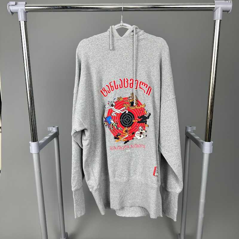 Vetements augmented reality hoodie パーカー Vetements Cartoon Augmented Reality Hoodie | Grailed