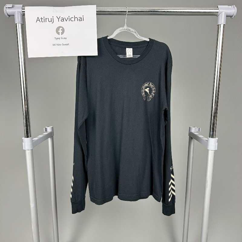 CHROME HEARTS ブラック　foti ロンT　東京 CHROME HEARTS クロムハーツ TOKYO FOTI S/S TEE 東京限定
