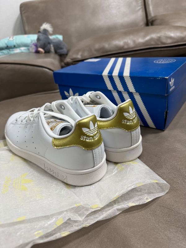 Buy Sell adidas Stan Smith White Gold Metallic SASOM