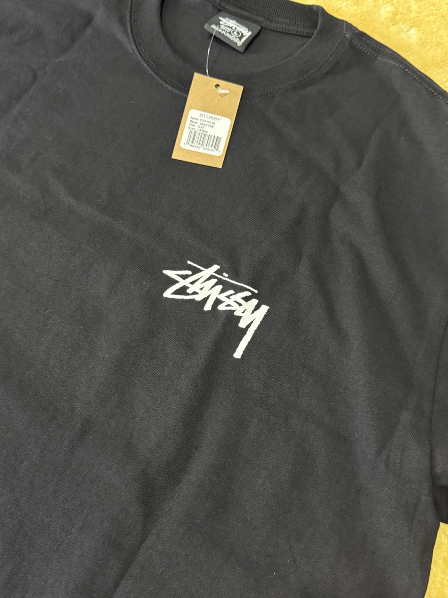● STUSSY ● STOCK DOG TEE Stussy Stock Dog Tee White Men's - SS25 - US