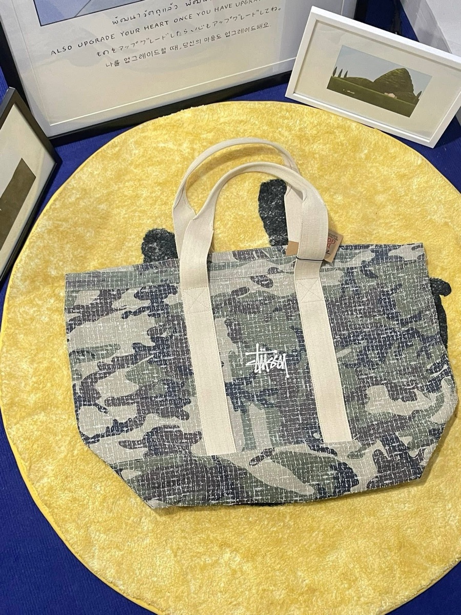 s*s様 【Stussy】Needle Punch XL Tote Bag Stussy Needle Punch XL Tote Bag Camo Men's - SS24 - US