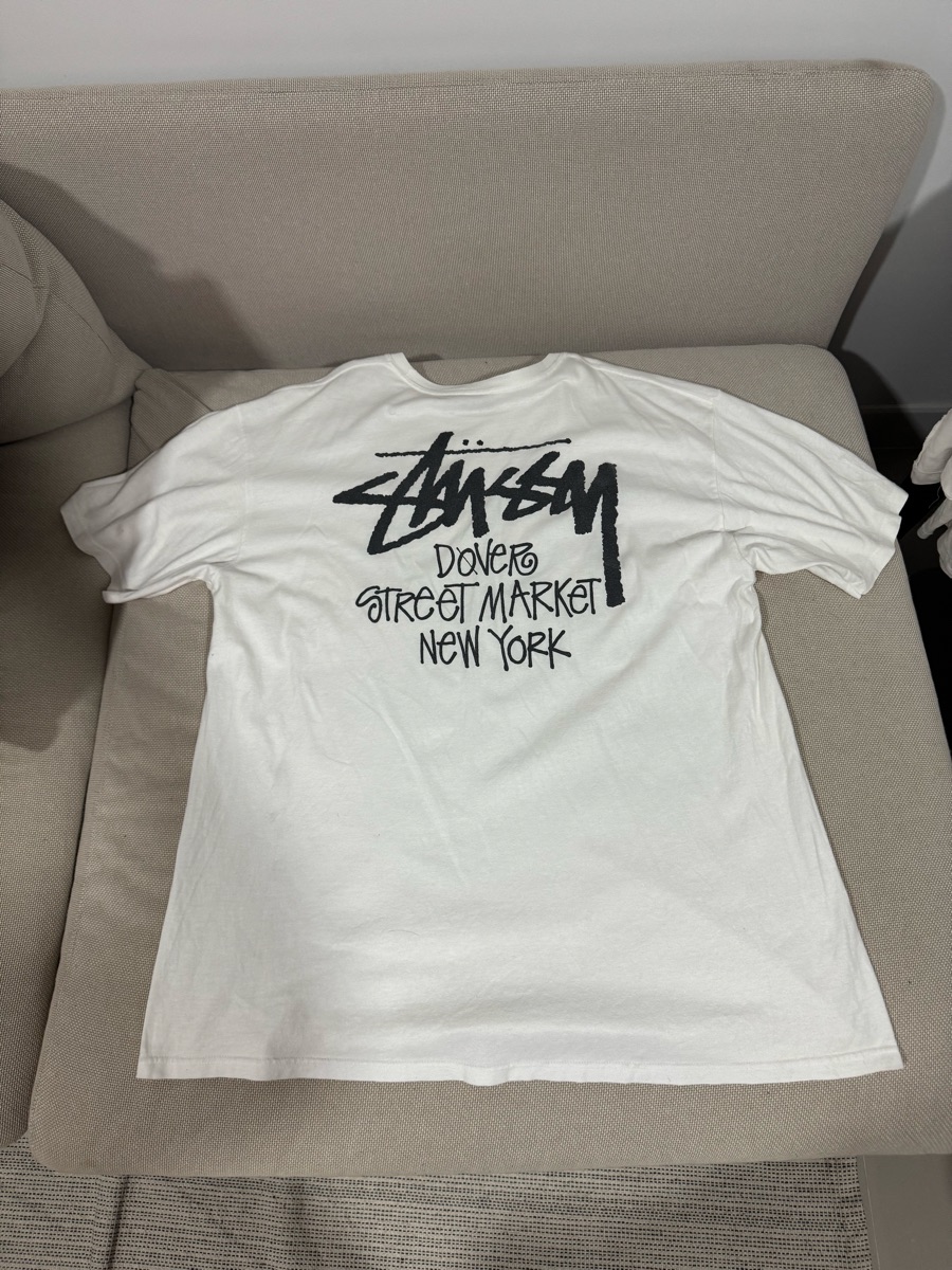 Stussy Stock DSM New York T-Shirt White 2024 | ของแท้