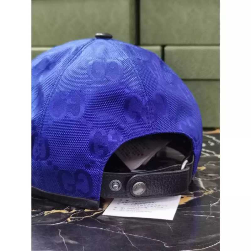 Gucci Off The Grid Baseball Hat In Econyl Nylon Blue