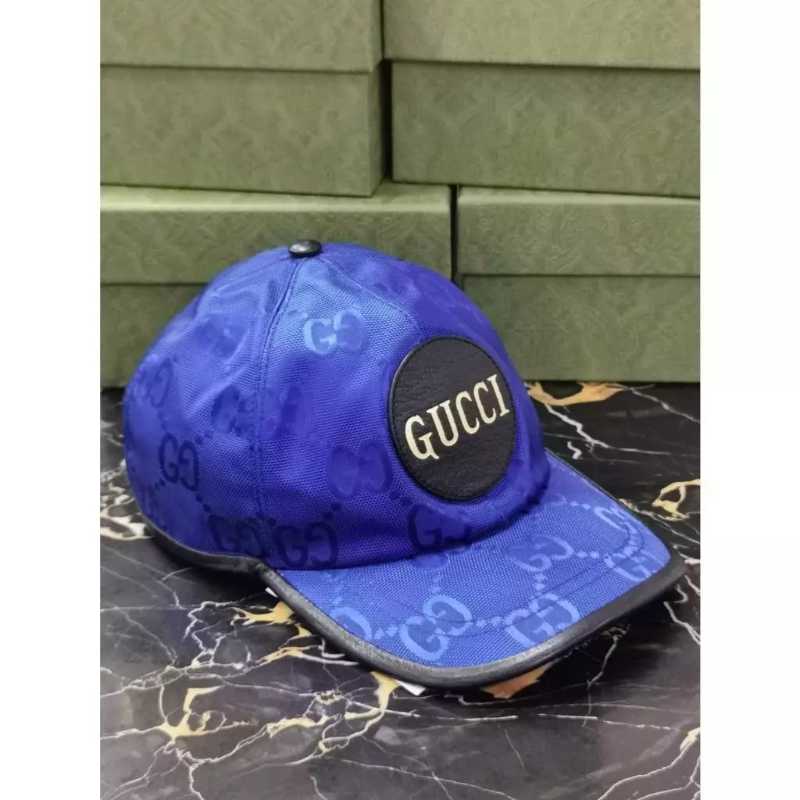 Gucci Off The Grid Baseball Hat In Econyl Nylon Blue