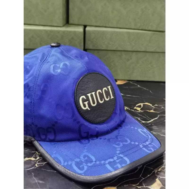 Gucci Off The Grid Baseball Hat In Econyl Nylon Blue