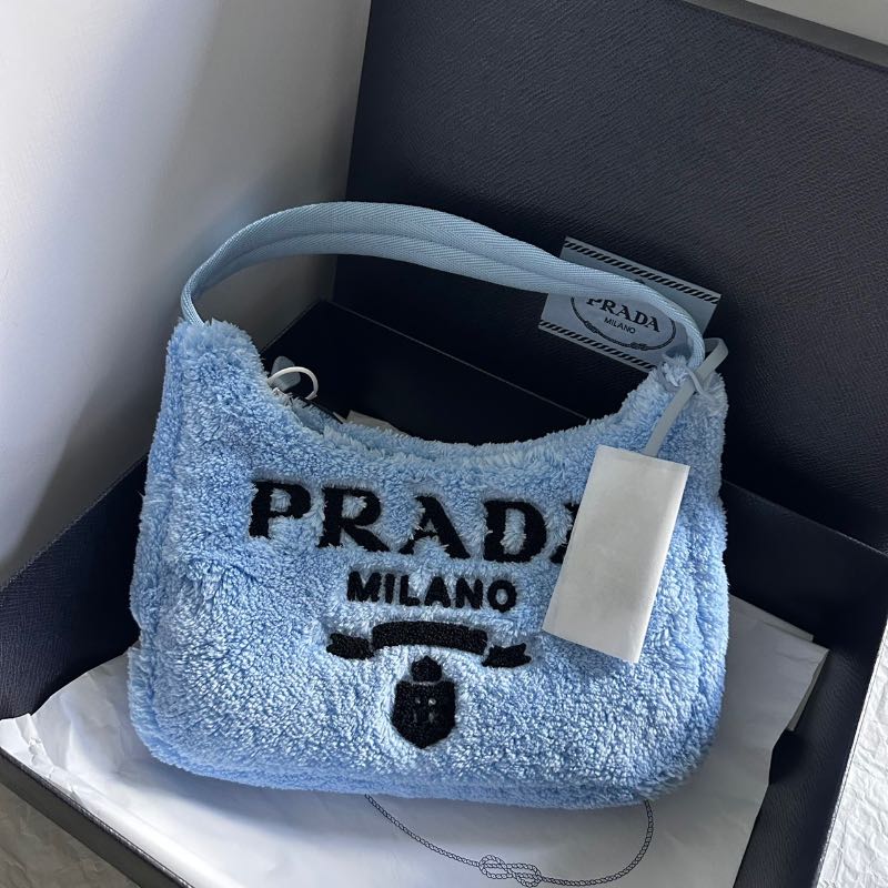 Shop PRADA Re-Edition 2000 terry mini-bag (1NE515_2DXO_F0D4O