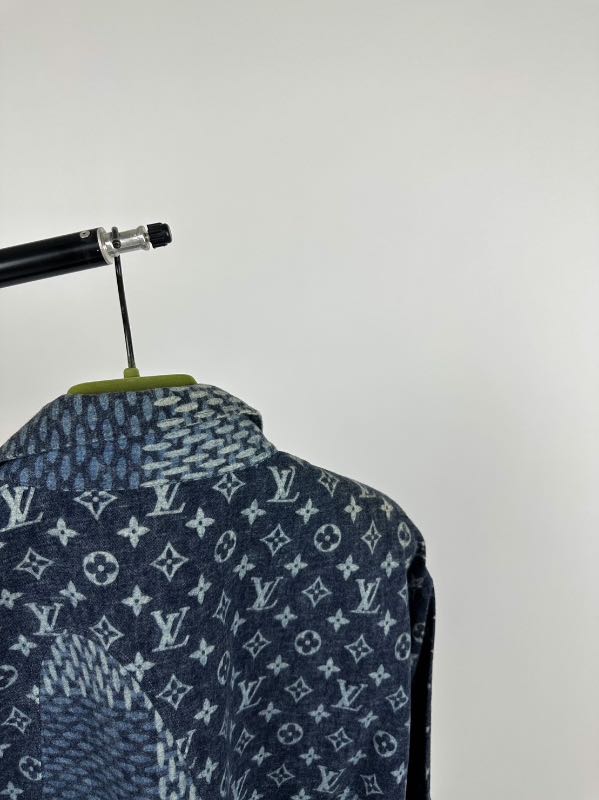 Louis Vuitton x Nigo MNGM Waves Giant Damier Flannel Shirt
