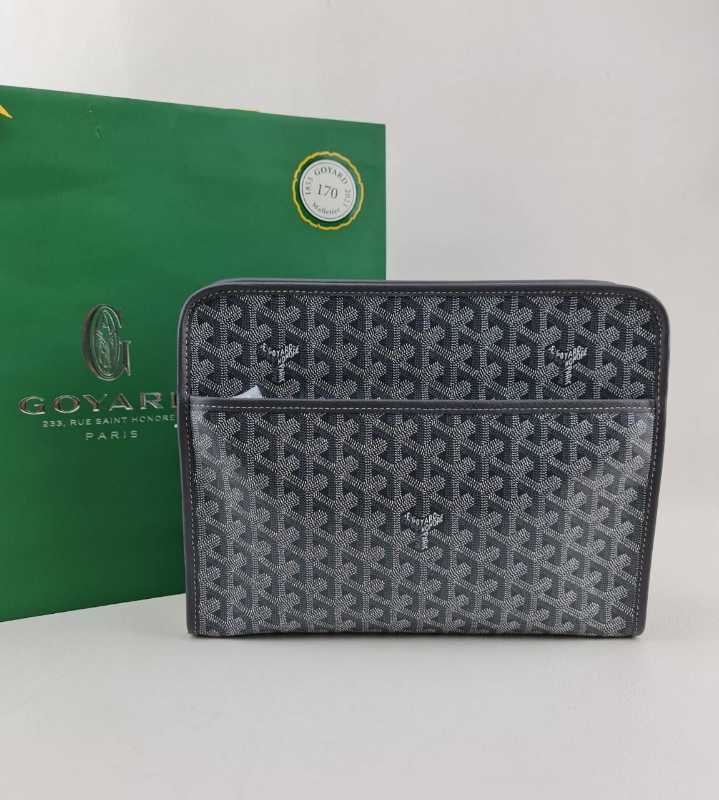 Goyard Gray Goyardine Artois GM Grey Cloth Cloth ref.721195 - Joli Closet