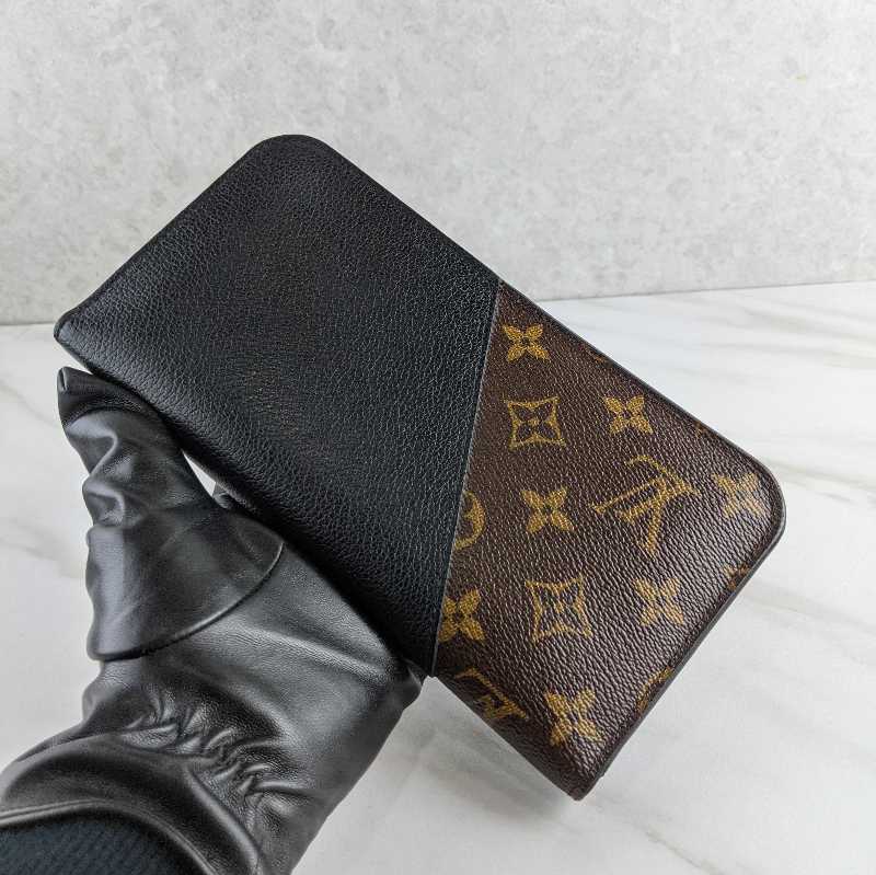 LOUIS VUITTON portofeuilles Kimono unisex long wallet M56175 Noir Black  Cloth ref.251045 - Joli Closet