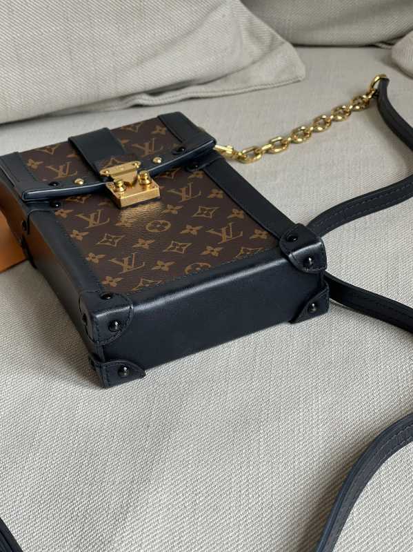 Louis Vuitton Monogram Canvas Vertical Trunk Pochette – STYLISHTOP