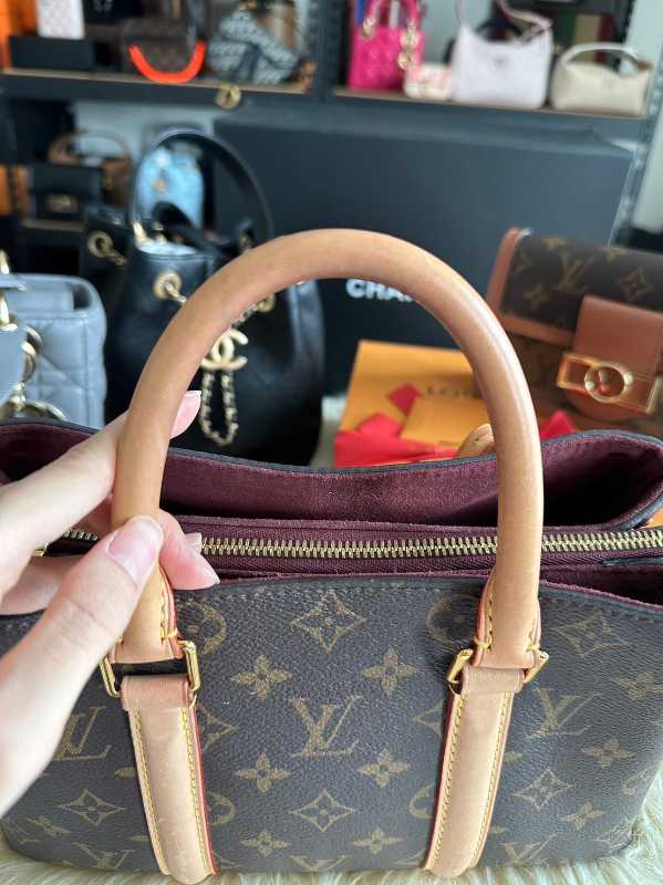 Louis Vuitton Monogram Canvas Soufflot BB Bag M44815 Red 2020