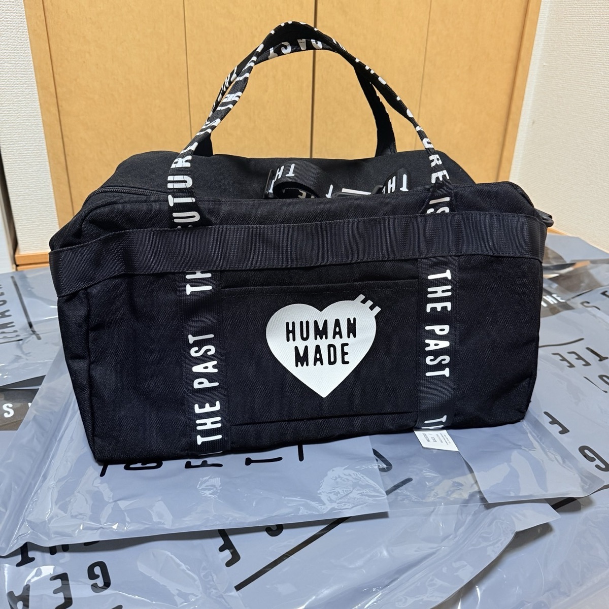 Human Made Skate Duffle Bag Mini Black | HAVEN