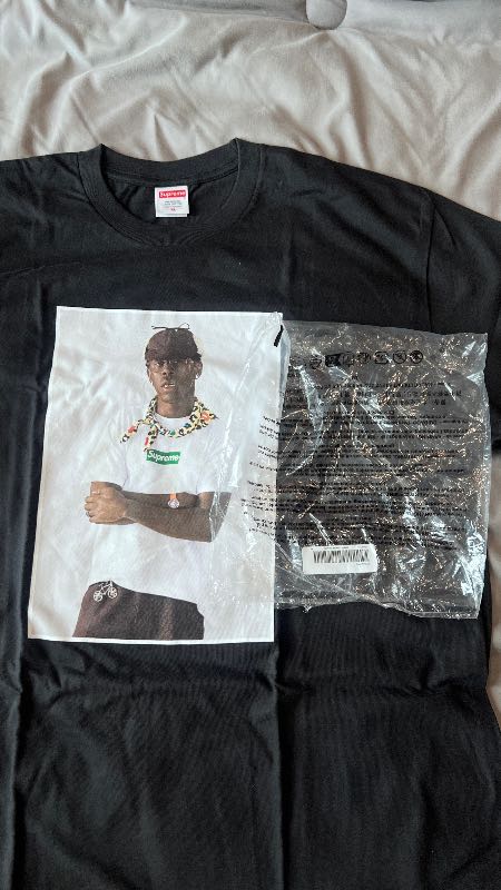 ช้อป Supreme Tyler The Creator Tee Blackของแท้ที่ SASOM