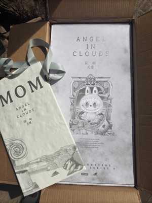 Pop Mart Zimomo The Monsters Angel In Clouds Vinyl Face Doll